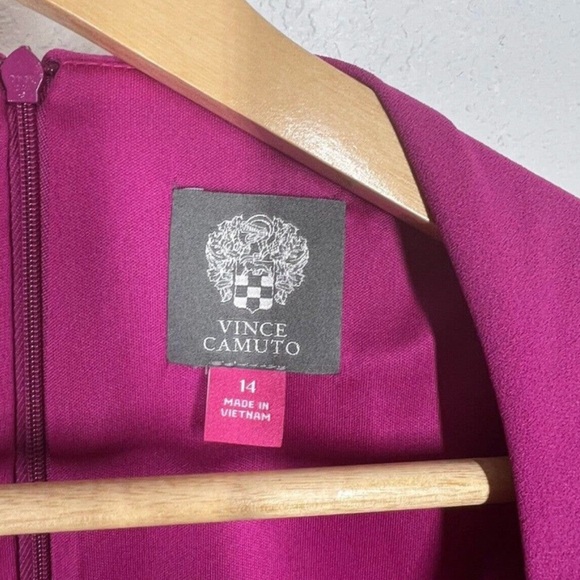 Vince Camuto Shift Dress with Ruffled Sleeves Size 14 - Picture 3 of 8